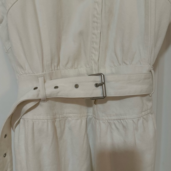 Paige White Denim Belted Dress NWT - Picture 3 of 5
